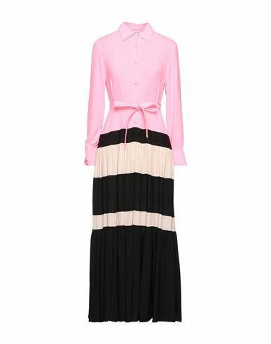 Jucca Woman Maxi dress Pink Polyester Cover