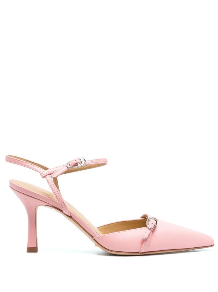 Aeyde Marianna 80mm pointed-toe pumps - Pink Cover