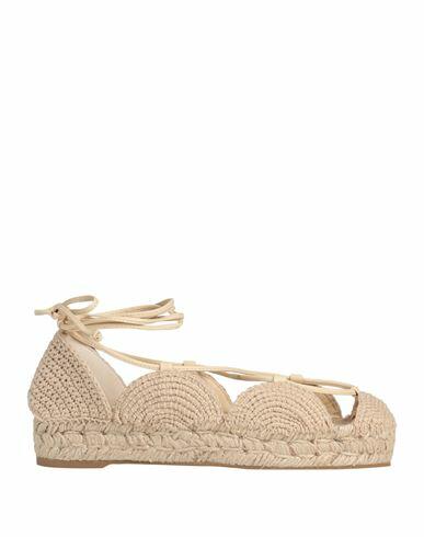 Loewe Woman Espadrilles Beige Textile fibers Cover