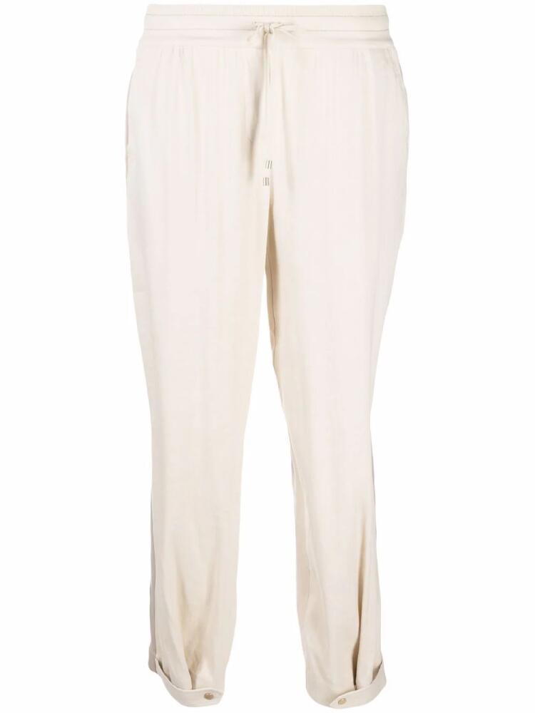 Lorena Antoniazzi side stripe track pants - Neutrals Cover