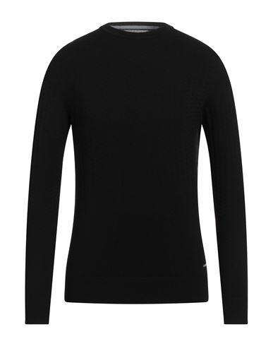 Primo Emporio Man Sweater Black Viscose, Nylon Cover