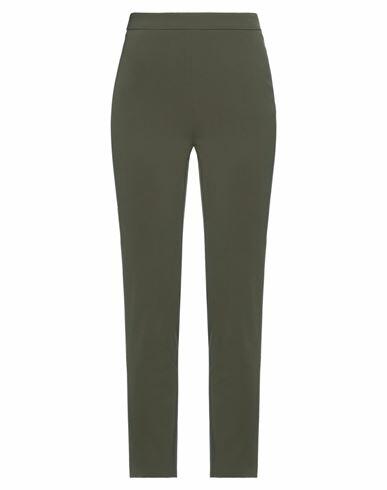 Boutique Moschino Woman Pants Military green Polyester, Elastane Cover