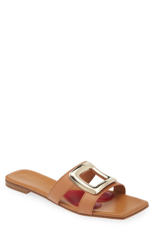 Roger Vivier Viv by the Sea Slide Sandal in Cuoio Chiaro Cover