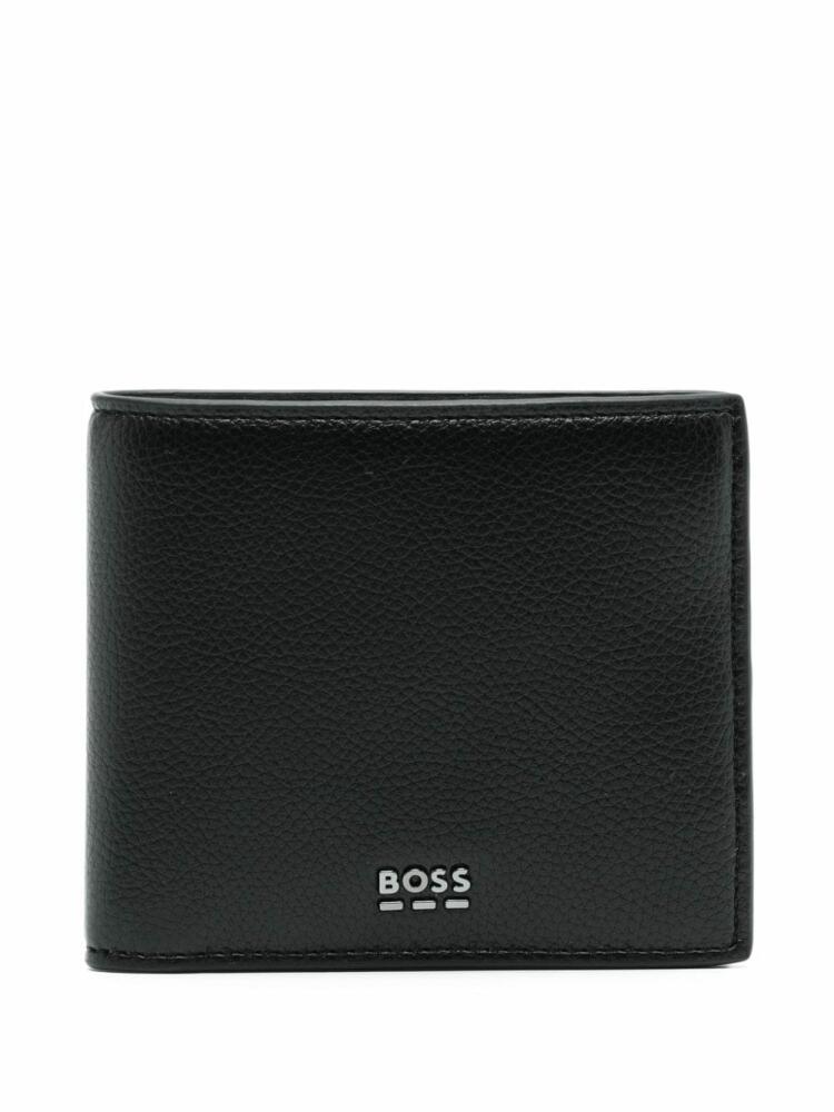 BOSS bi-fold leather wallet - Black Cover