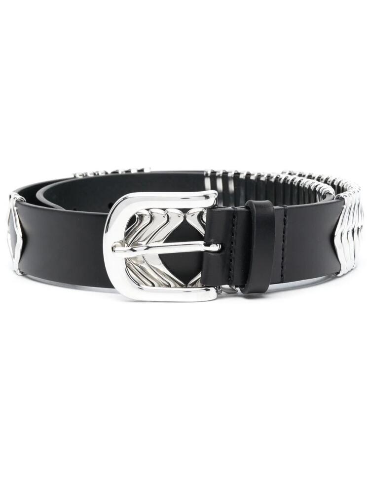 ISABEL MARANT Tehora leather belt - Black Cover