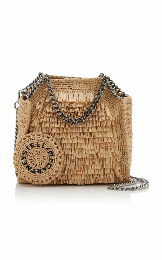 Stella McCartney - Tiny Falabella Eco-Raffia Tote - Neutral Cover