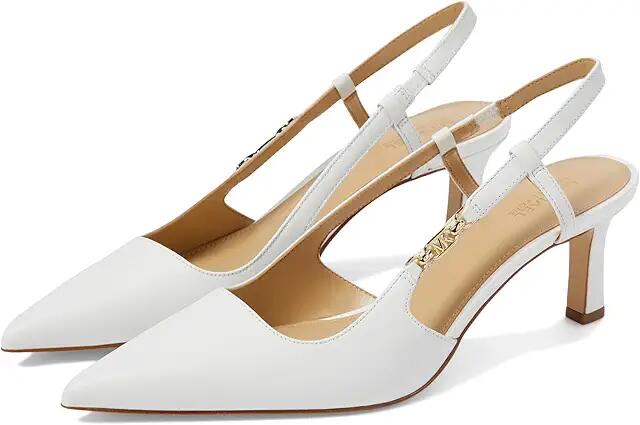 MICHAEL Michael Kors Daniella Mid Sling (Optic White) High Heels Cover