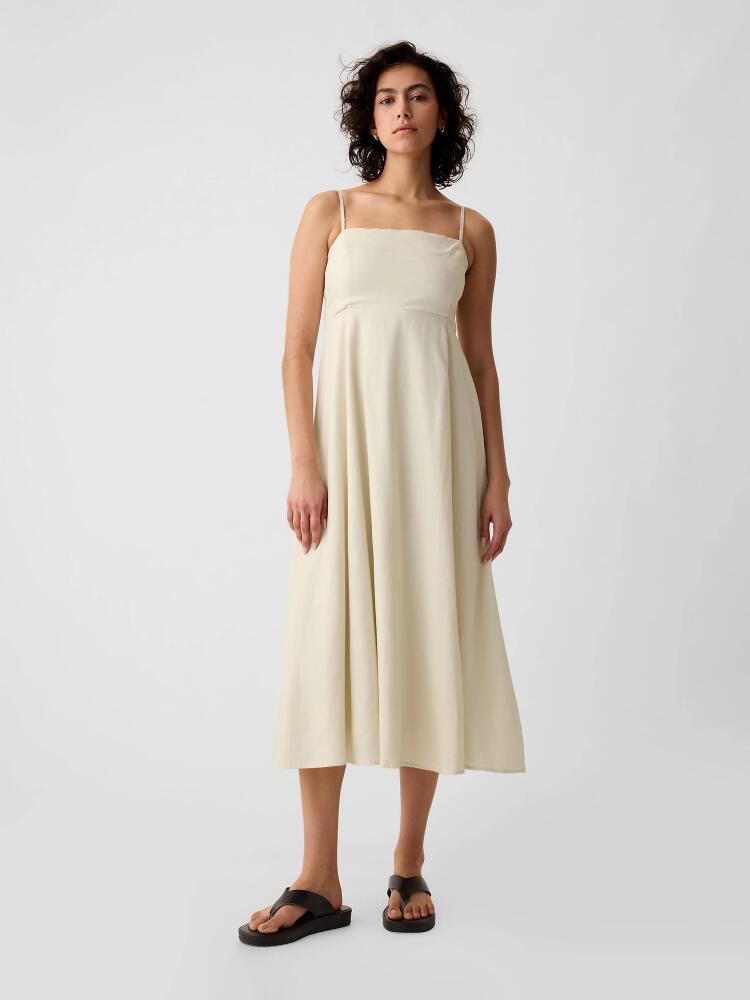 Gap Linen-Blend Midi Dress Cover