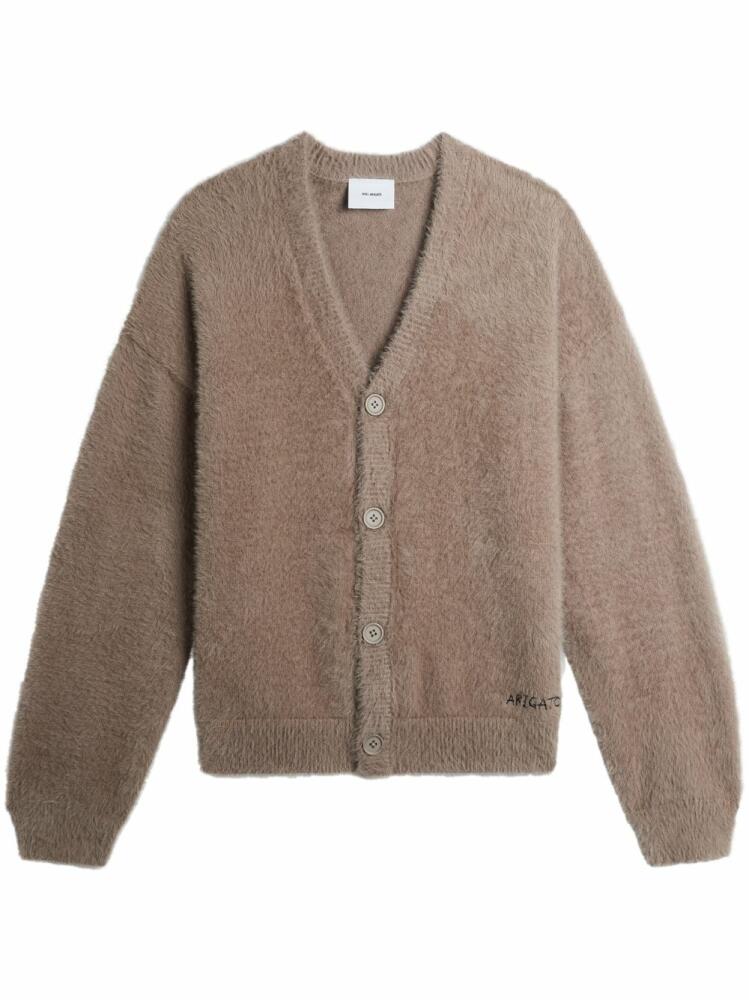 Axel Arigato Miller cotton-blend cardigan - Brown Cover