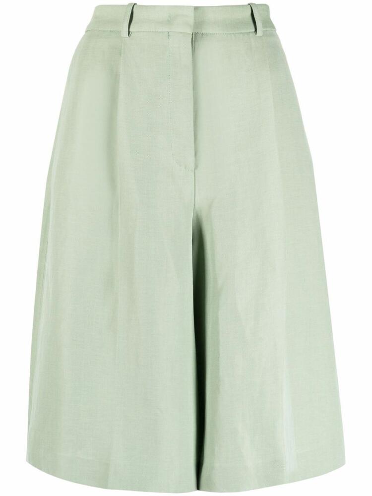 Fabiana Filippi wide-leg Bermuda shorts - Green Cover