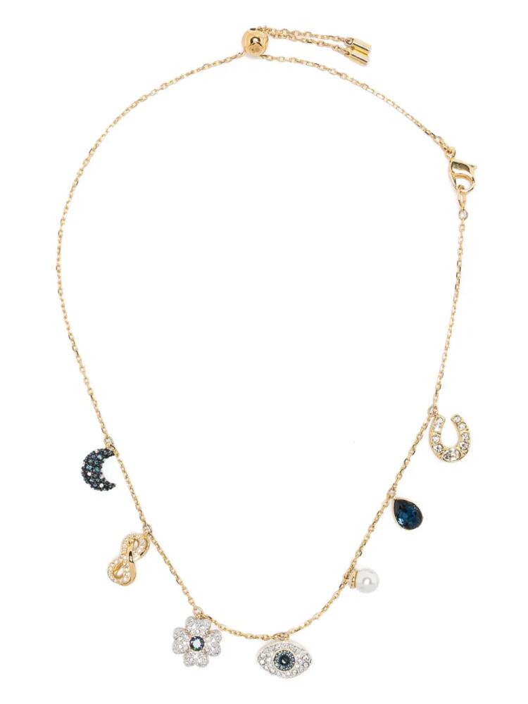 Swarovski Symbolica charms choker necklace - Gold Cover