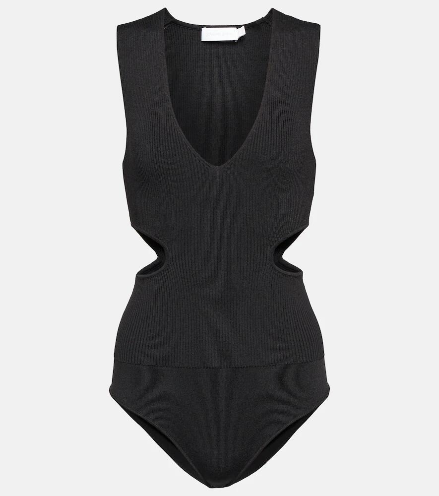 Simkhai Shelbi ribbed-knit bodysuit Cover