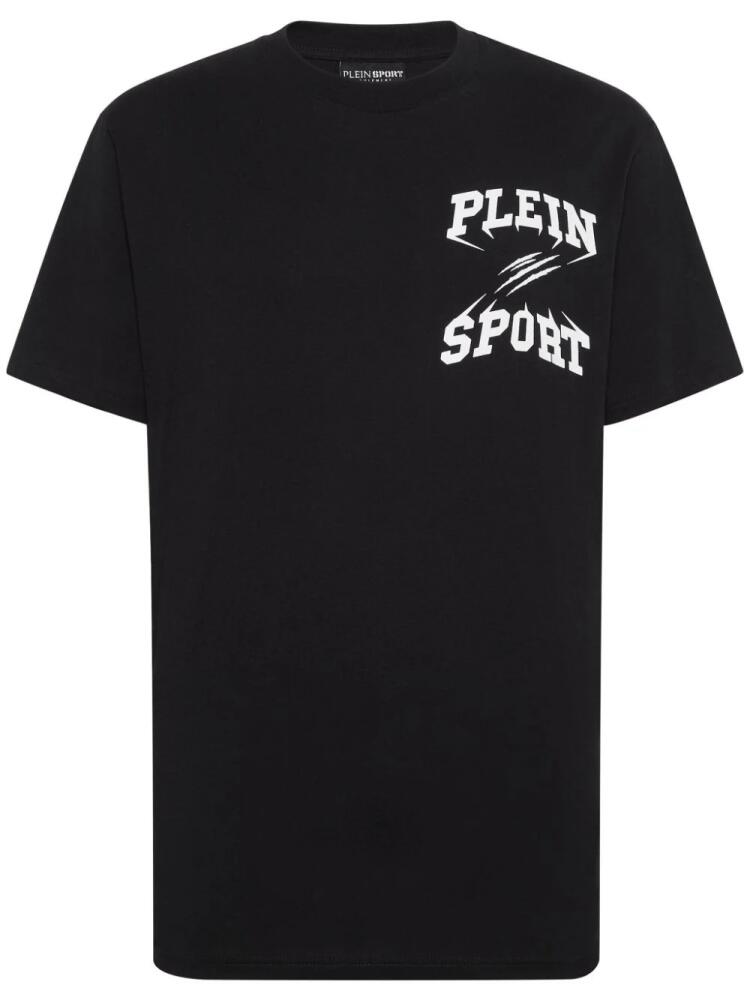 Plein Sport logo-print crew-neck T-shirt - Black Cover