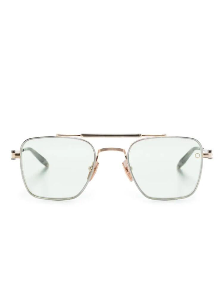 Akoni Europa square-frame sunglasses - Gold Cover