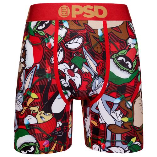 PSD Graphic Briefs - Mens Red/Green/Gold Cover