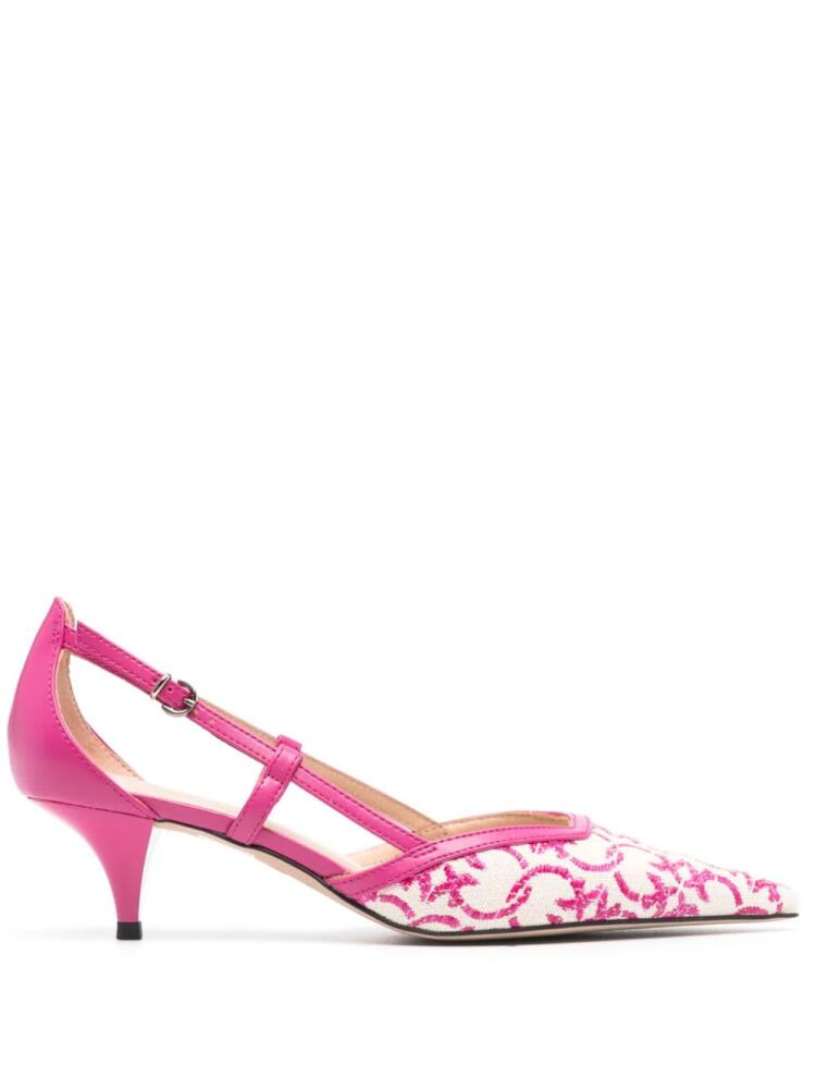 PINKO 50mm Love Birds-jacquard pumps Cover