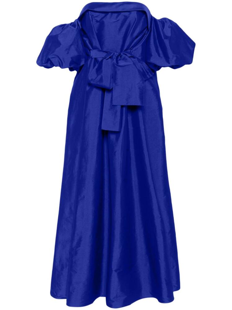 Amsale taffeta trapeze gown - Blue Cover