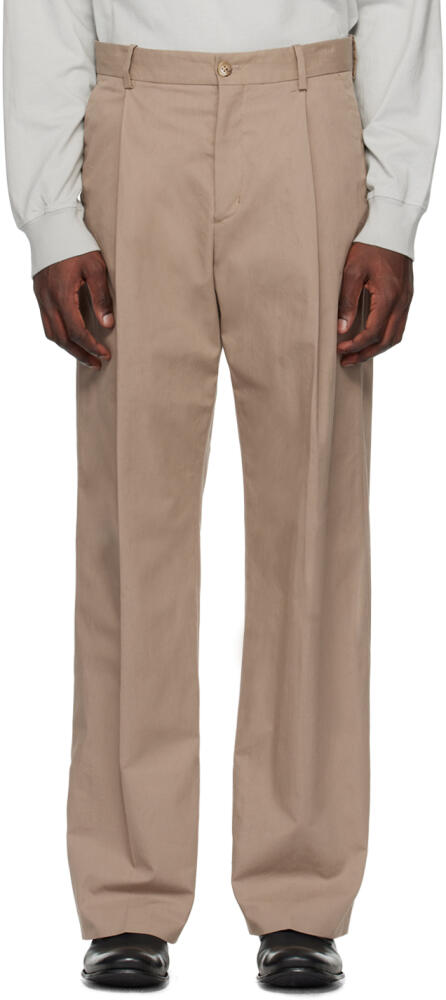 Han Kjobenhavn Beige Pleated Trousers Cover