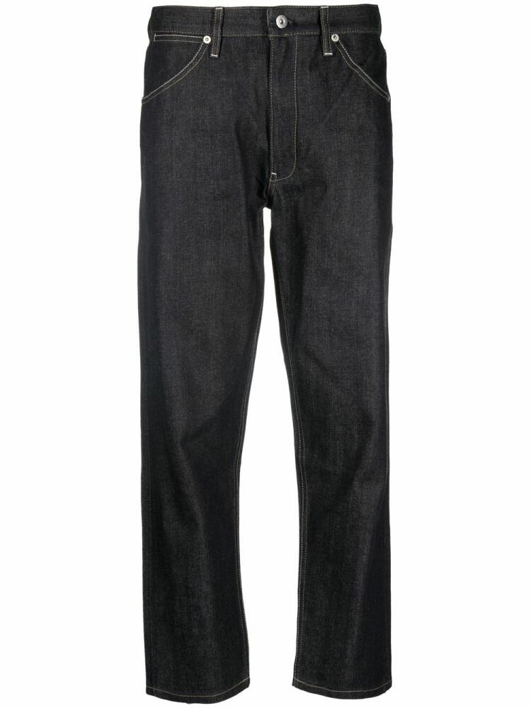 Jil Sander tapered cropped-leg jeans - Blue Cover