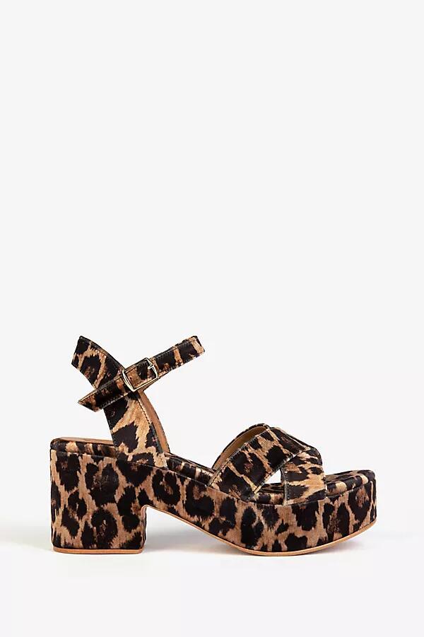 Penelope Chilvers Azalea Leopard Velvet Heels Cover