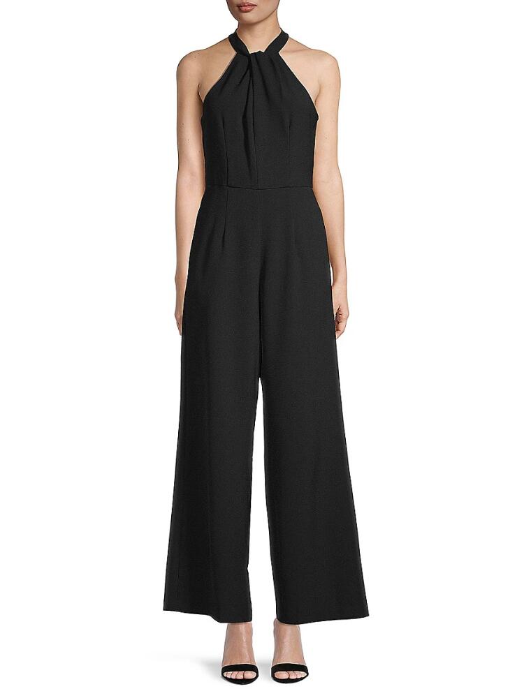 julia jordan Women's Halterneck Jumpsuit - Black Cover