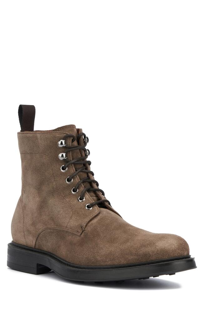 Aquatalia Bernardo Water Repellent Combat Boot in Flint Cover