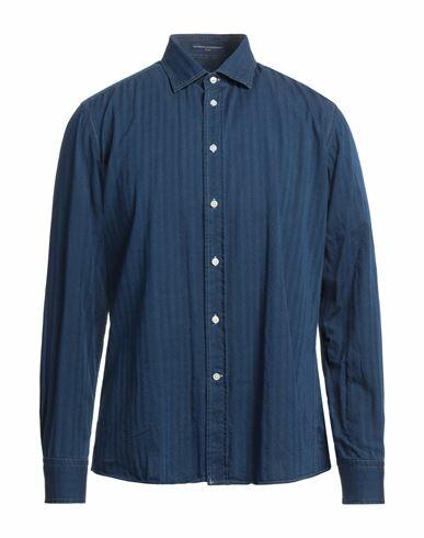 B. d.baggies Man Shirt Navy blue Cotton Cover