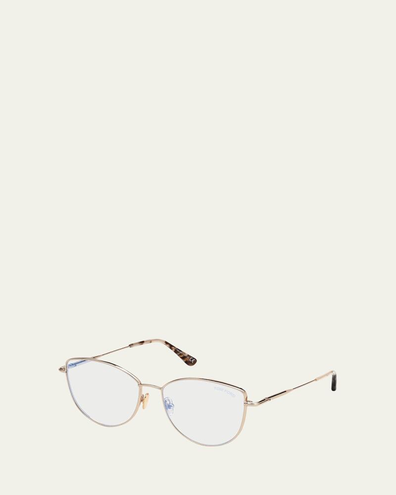 TOM FORD Cat-Eye Metal Optical Frames Cover