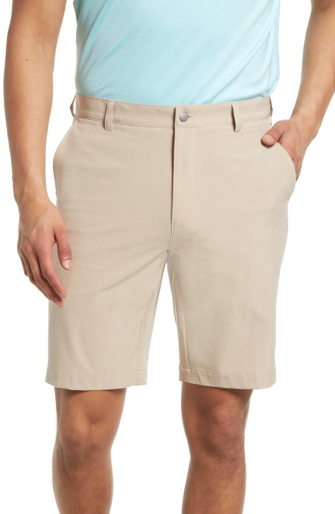 Peter Millar Men's Shackleford Performance Hybrid Shorts in Beech Wood Cover