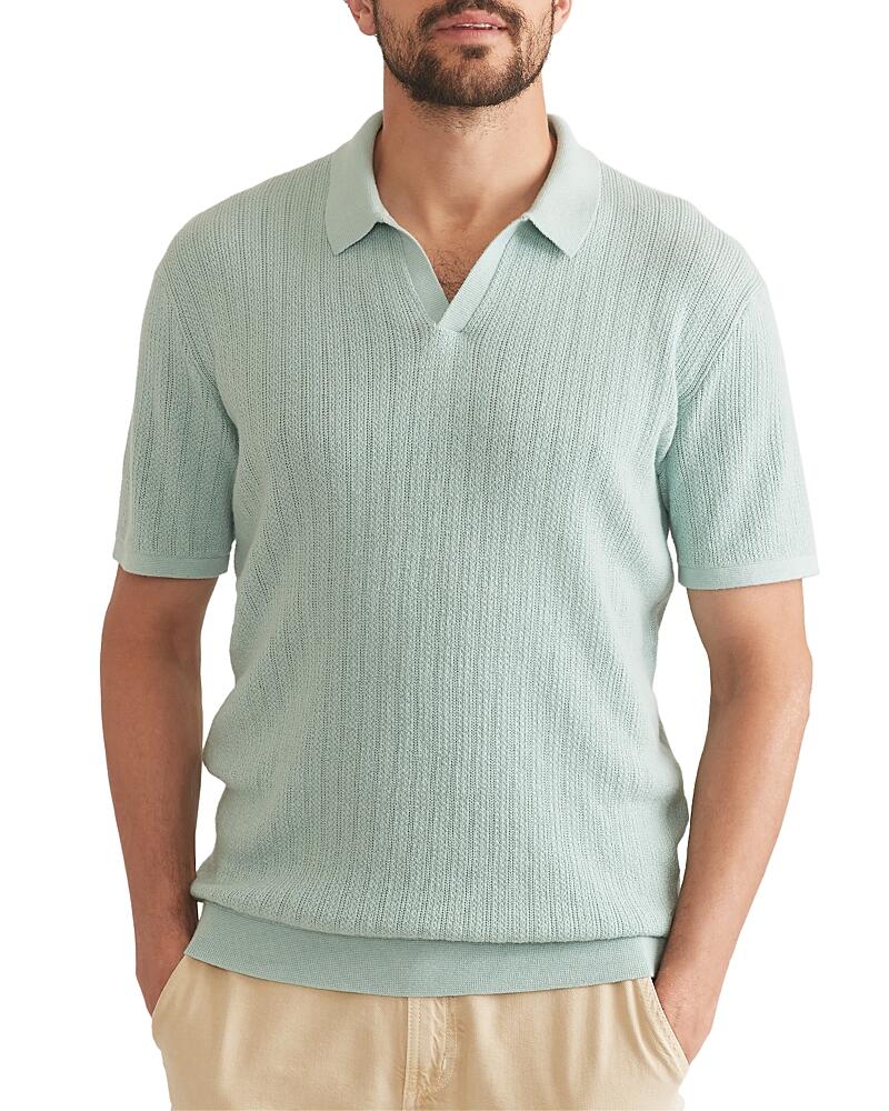 Marine Layer Liam Textured Polo Sweater Cover