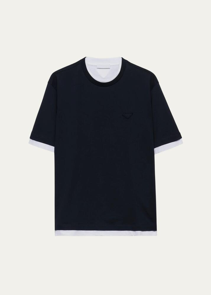 Prada Men's Double-Layer T-Shirt Cover