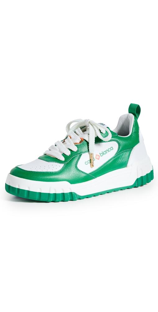 Casablanca Green Tennis Court Sneakers Green/White Cover