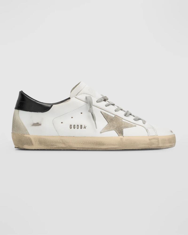 Golden Goose Men's Super-Star Leather Low-Top Sneakers Cover