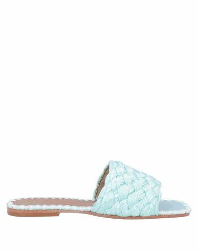 De Siena Woman Sandals Sky blue Textile fibers Cover