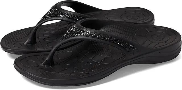 Aetrex Fiji Sparkle (Black) Women's Shoes Cover