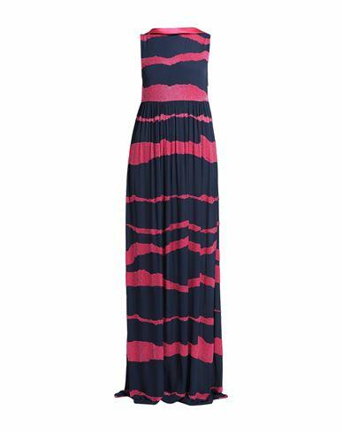 Elisabetta Franchi Woman Maxi dress Fuchsia Viscose, Polyester Cover