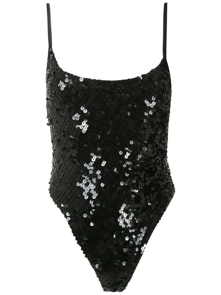 Amir Slama sequinned one-piece - Black Cover