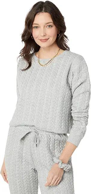 Splendid Charli Pullover (Heather Grey) Women's Clothing Cover