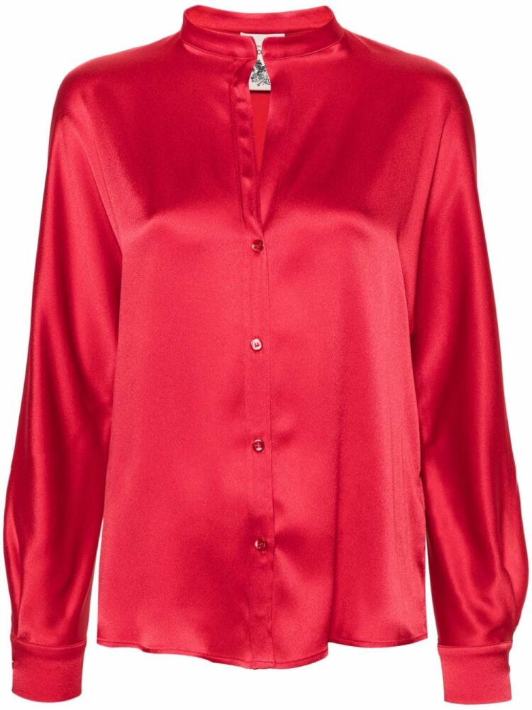 Semicouture satin blouse - Red Cover