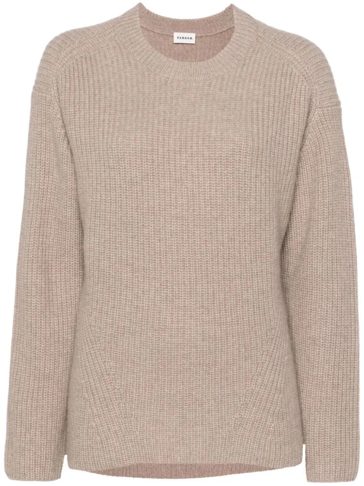 P.A.R.O.S.H. crew-neck cashmere jumper - Neutrals Cover