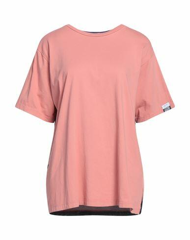 Golden Goose Woman T-shirt Salmon pink Cotton Cover