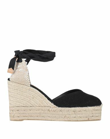 Castañer Woman Espadrilles Black Textile fibers Cover