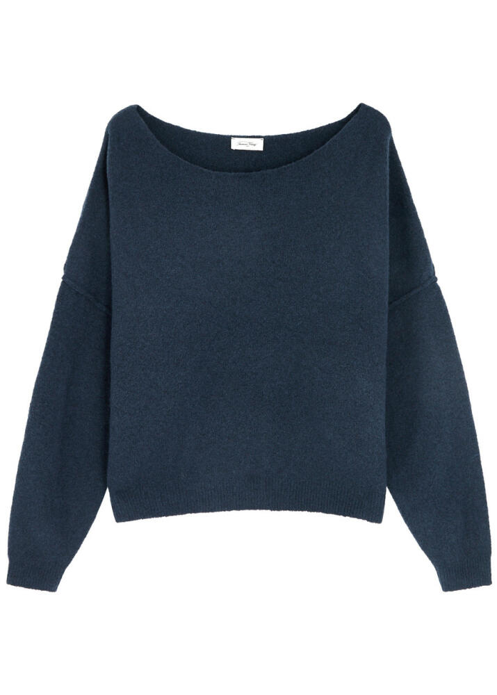 American Vintage Damsville Knitted Jumper - Navy Cover