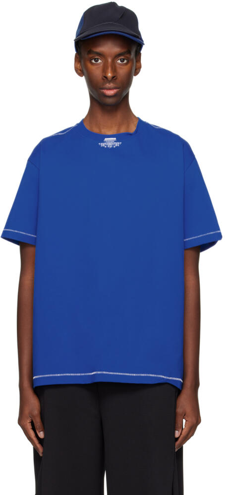 ADER error Blue Printed T-Shirt Cover