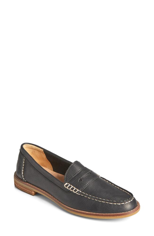 Sperry Seaport Penny Loafer in Black Cover