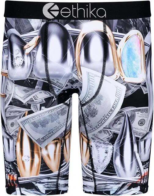 ethika Cash Talks (Black/Silver) Men's Underwear Cover