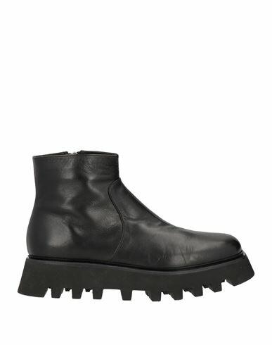 Pomme D'or Woman Ankle boots Black Leather Cover