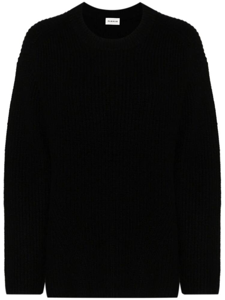 P.A.R.O.S.H. crew-neck cashmere jumper - Black Cover