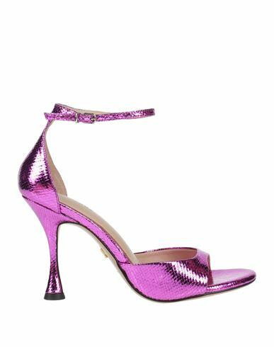 Lola Cruz Woman Sandals Fuchsia Leather Cover