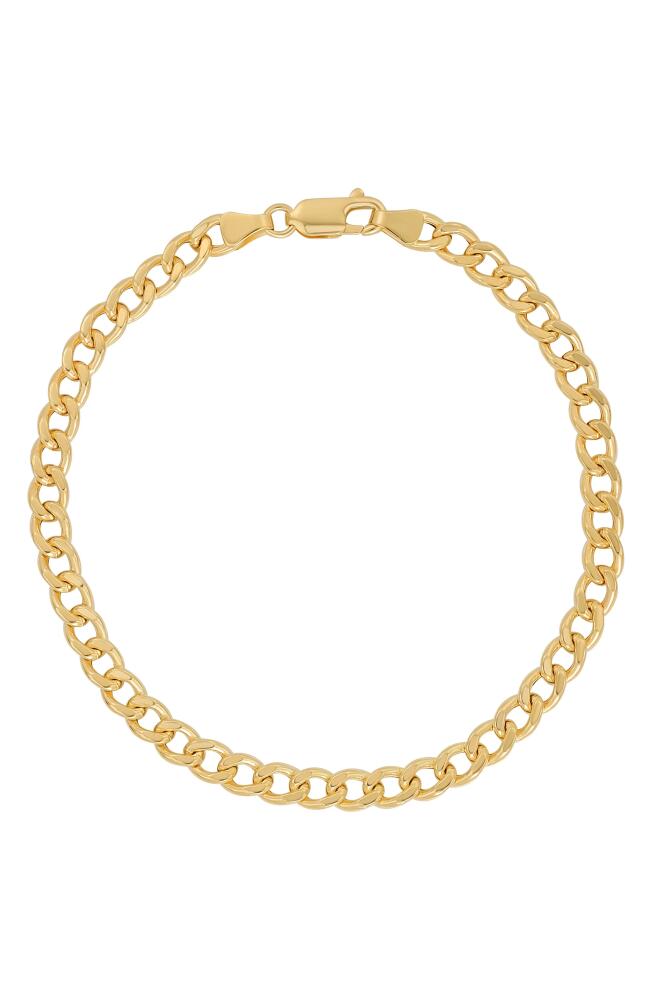 Bony Levy Men's 14K Gold Curb Chain Bracelet in 14K Yellow Gold Cover